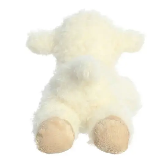 Aurora Small Luna Lamb Mini Flopsie Adorable Stuffed Animal White 8" image {3}