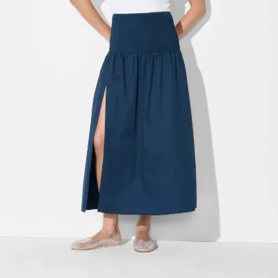 Women's Smocked Waist Maxi Skirt - Wild Fable&trade; image {1}