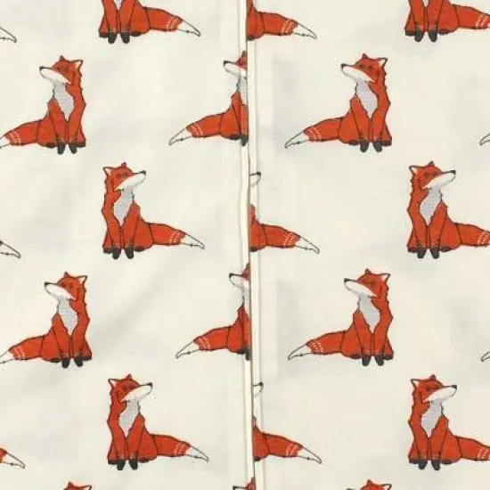 Touched by Nature Baby Boy Organic Cotton Sleeveless Wearable Sleeping Bag, Sack, Blanket, Boho Fox image {2}