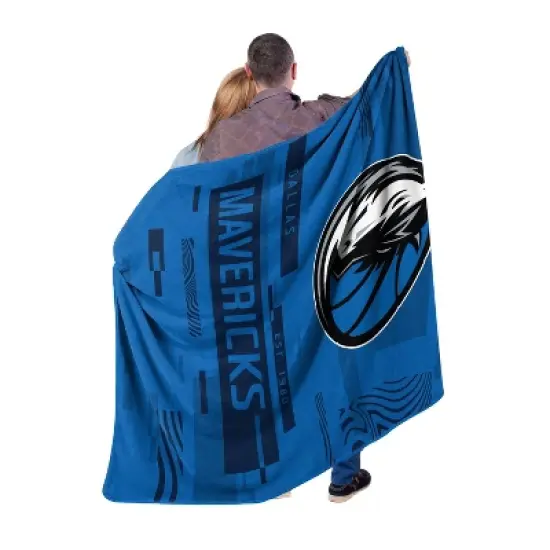 NBA Dallas Mavericks Digitized 60 x 80 Raschel Throw Blanket image {2}