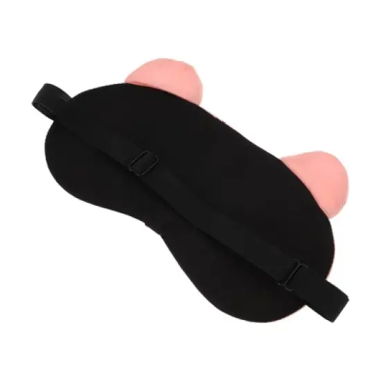 Soft Tiger Eyes Sleep Mask Pink White 1 Pc image {4}