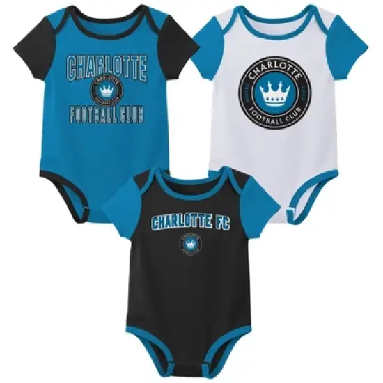 MLS Charlotte FC Infant 3pk Bodysuit image {4}