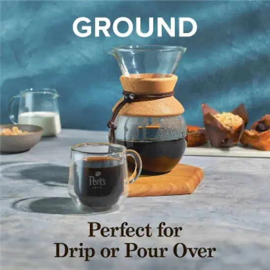 Peet's Decaf French Dark Roast Ground Coffee - 10.5oz image {7}
