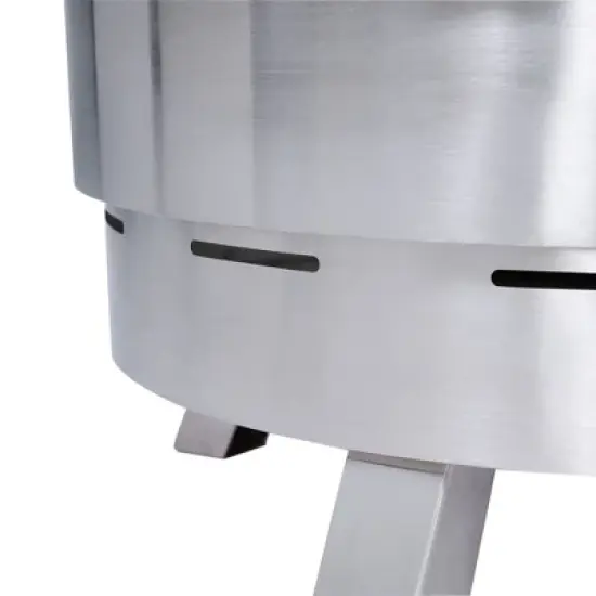 Teamson Home Felix Stainless Steel Collapsible Wood-Burning Fire Pit image {9}