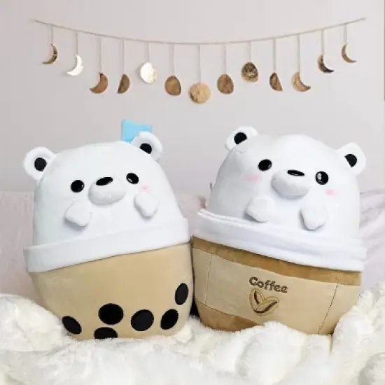 Avocatt Coffee Polar Bear Plush image {3}