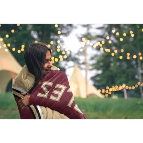 NCAA Florida State Seminoles Ultra Soft Tailgate Throw Blanket image {1}