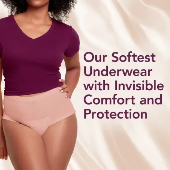 Depend Silhouette Women's XL Postpartum & Incontinence Disposable Underwear image {3}