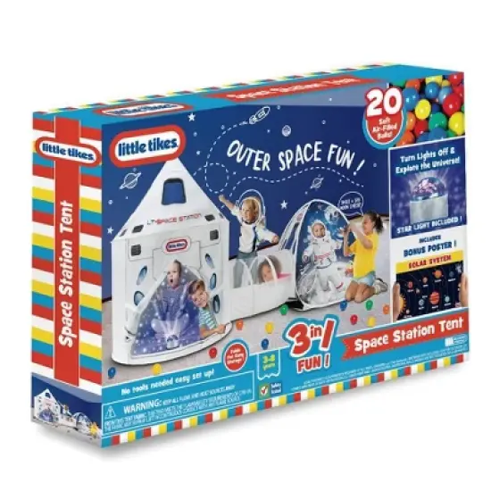 Little Tikes 3 in 1 Space Station Tent with Light image {1}