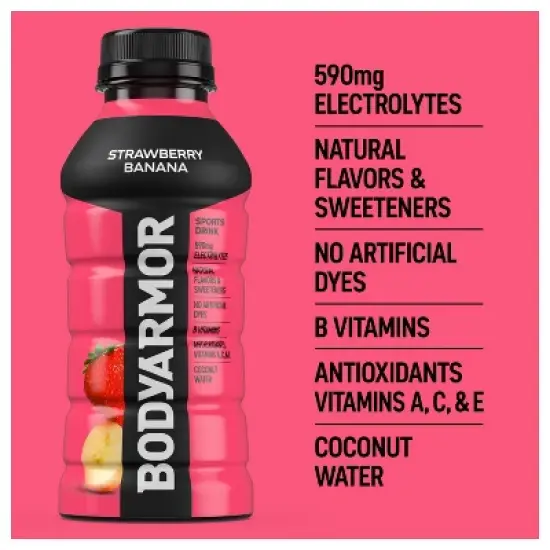 BODYARMOR Strawberry Banana Sports Drink - 8pk/12 fl oz Bottles image {1}