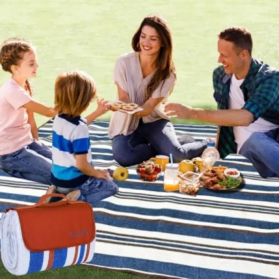 SCUDDLES Compact Picnic Blanket - SCPRBL60 - Extra-Large Waterproof Outdoor Mat with Carry Strap image {7}