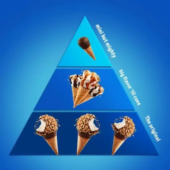 Nestle Drumstick Lil' Drums Vanilla Chocolate Ice Cream Cones - 12ct image {14}