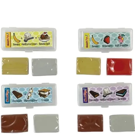 Fun & Scented Mash Up Erasers - Combine Scents, Experiment & Erase! (8 Pack) image {3}