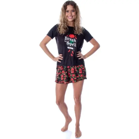 Disney Women's Beauty and The Beast Break The Spell Belle Pajama Set image {1}