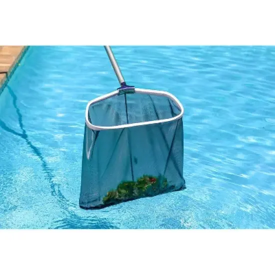 Poolmaster Commercial Collection Swimming Pool Leaf Rake with Mesh Net image {3}