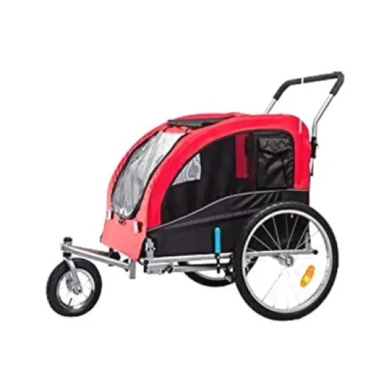 Midlee Dog Red Bike Stroller (Large) image {5}