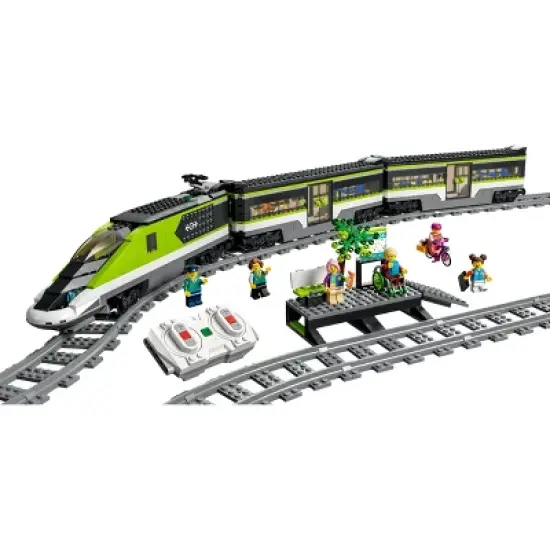 LEGO City Express Passenger Train Toy RC Lights Set 60337 image {1}