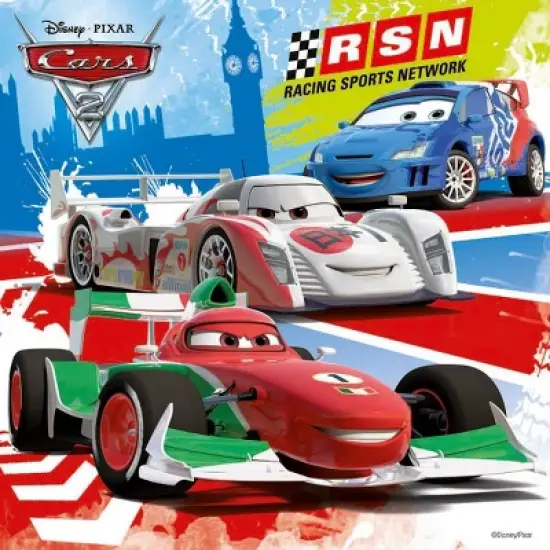 Ravensburger Disney Cars: Worldwide Racing Fun 3x49pc Jigsaw Puzzle Set, Creative Thinking Kids' Paperboard Set image {6}