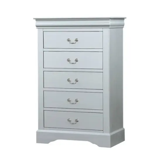 Acme Furniture Louis Philippe Dressers Platinum Finish image {7}