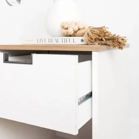 Vaibryn 1 Drawer Nightstand White - Signature Design by Ashley image {8}