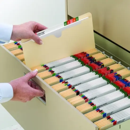 Smead File Jacket, Reinforced Tab, 1" Expansion, Legal Size, Manila, 50 per Box (76520) image {12}