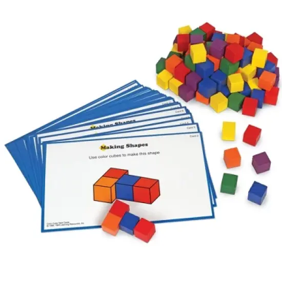 Learning Resources Creative Color Cubes Activity Set image {2}
