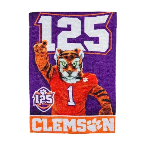 Evergreen NCAA Clemson University Garden Suede Flag 12.5 x 18 Inches Indoor Outdoor Decor image {1}