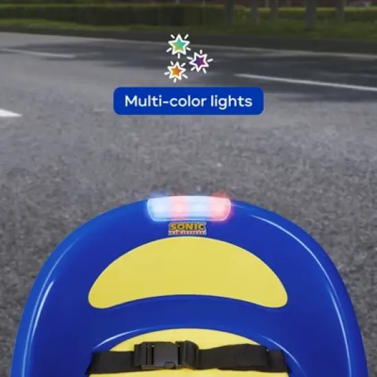 Sonic the Hedgehog Electric Bumper Car 2 Speed for kids with Remote Control and 360 Degree turning image {6}