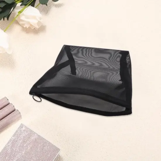 Unique Bargains Lightweight Heart Pattern Makeup Bag 1 Pc image {2}