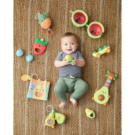 Skip Hop Farmstand Rattle Melon Drum Musical Toy image {9}