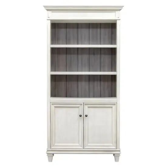 78" Hartford Bookcase with Lower Doors - Martin Furniture image {5}