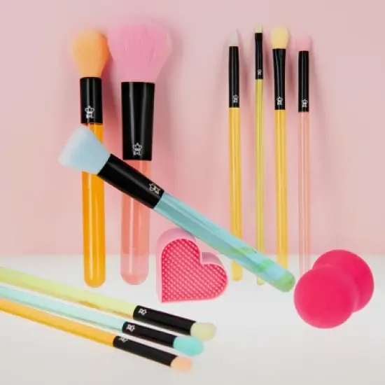 MODA Brush Get Glowing Full Face Makeup Brush Gift Set- 12pc image {1}