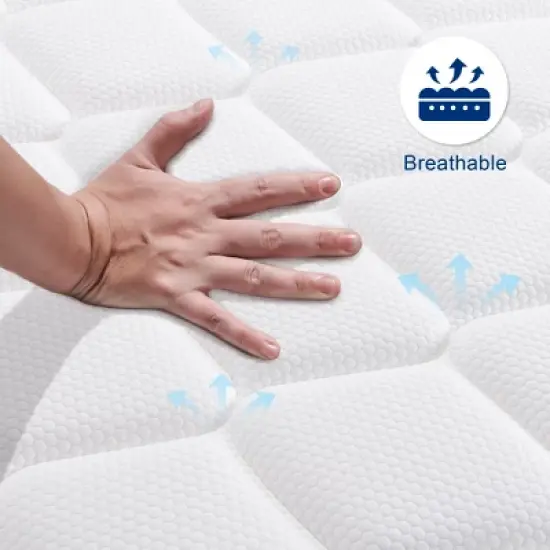12 Inch Individual Pocketed Hybrid Mattress image {1}