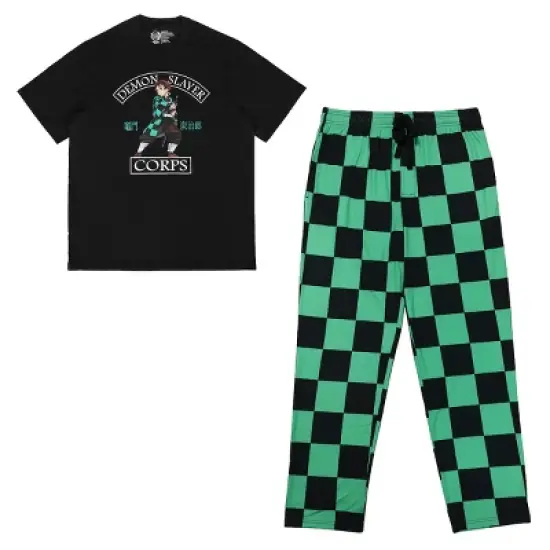 Demon Slayer Tanjiro Kamado Demon Slayer Corps Men's Sleep Set image {7}