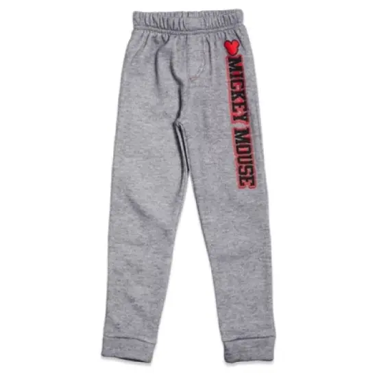 Disney Mickey Mouse Christmas Fleece Pullover Hoodie and Pants Outfit Set Infant to Little Kid  image {1}