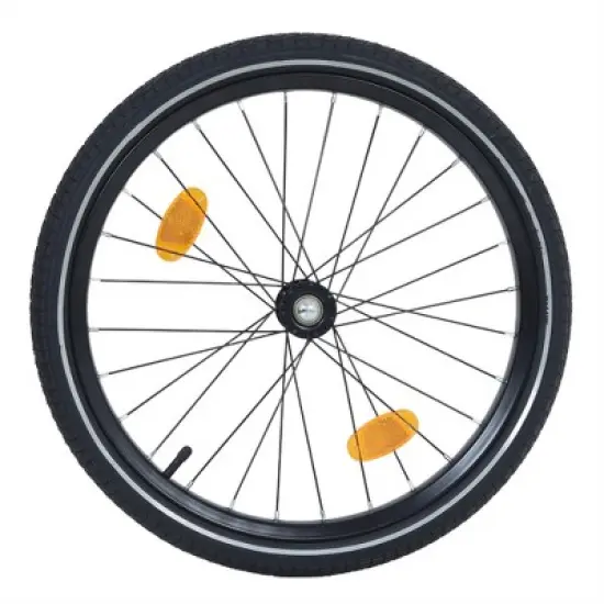 XINGHANZHENXUAN Large Folding Bike Trailer for Dogs, All-Terrain Pet Carrier for Cycling, Jogging, Camping, Outdoor Adventures image {13}