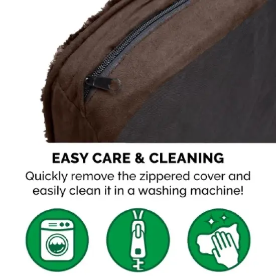 FurHaven Ultra Plush Pillow Deluxe Mattress Pet Bed for Dogs & Cats image {3}