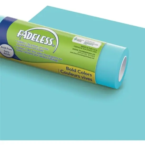 Fadeless Paper Roll, Lite Blue, 48 Inches x 50 Feet image {5}