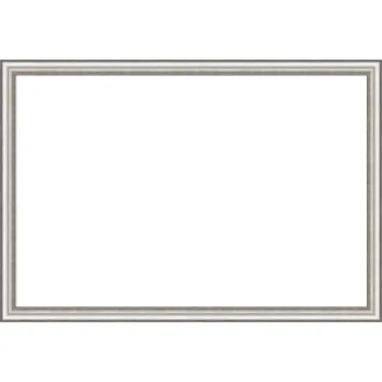 Amanti Art Salon Silver Narrow Framed Dry Erase Magnetic Board image {16}