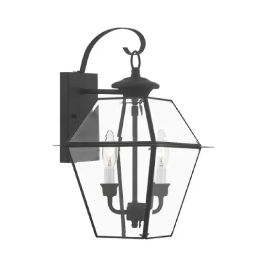 Livex Lighting Westover 2 - Light Wall Light in  Black image {2}