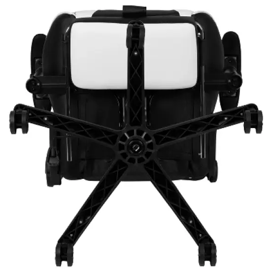 Emma and Oliver Racing Gaming Ergonomic Chair with Reclining Back, Footrest in Red LeatherSoft image {9}