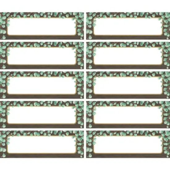 Teacher Created Resources&reg; Eucalyptus Labels Magnetic Accents, 20 Per Pack, 3 Packs image {1}