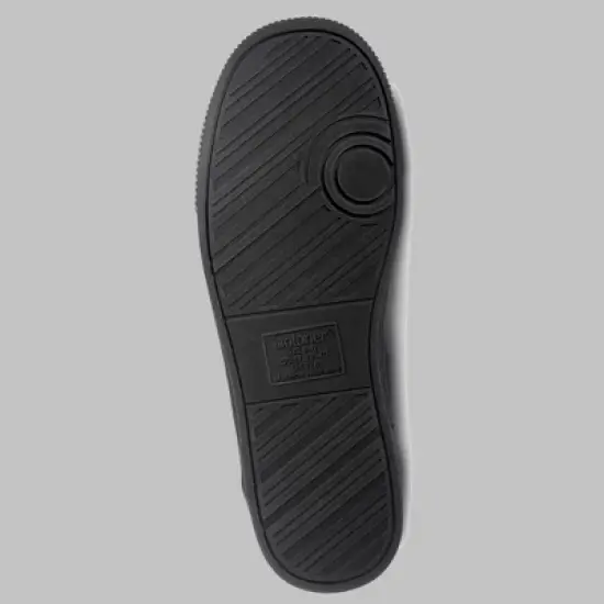 Isotoner Men's Emmett Microsuede & Canvas Closed Back Slippers image {3}