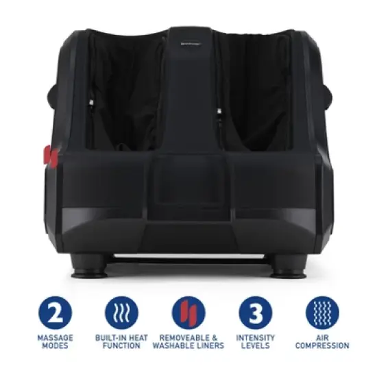 Brookstone Shiatsu Foot and Calf Massager with Air Compression and Soothing Heat image {1}