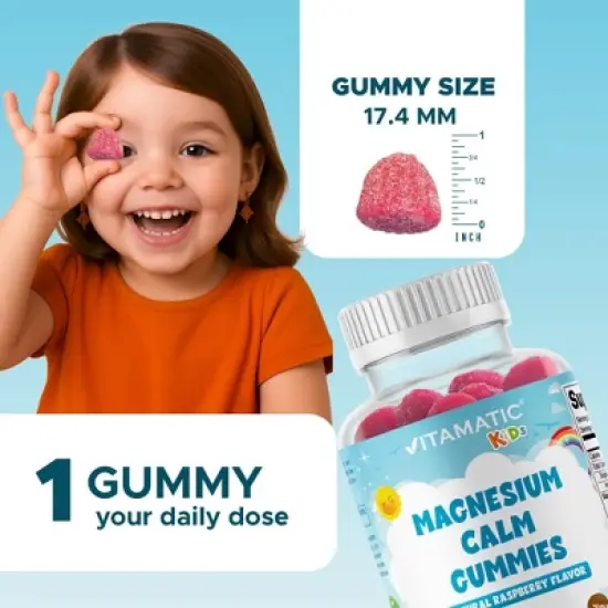 Kids Magnesium 35mg 60 Gummies image {2}