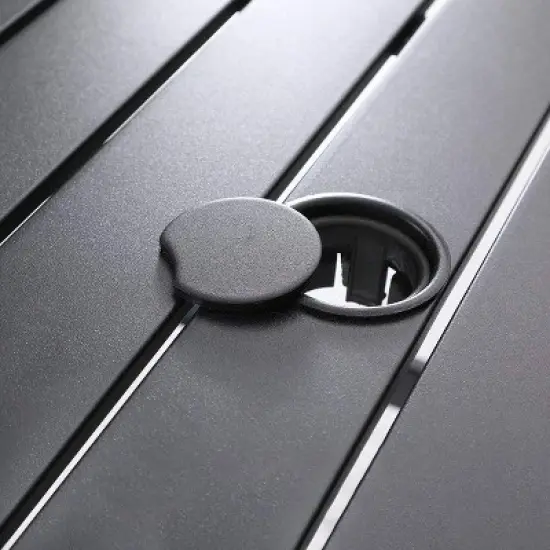 5PC Patio Dining Set with 37" Square Table & Swivel Chairs - Captiva Designs image {9}