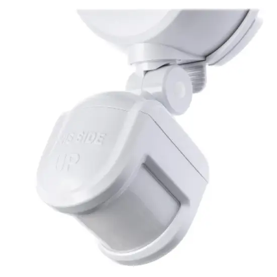 Home Zone Security&reg; SMD Linkable 2-Light Motion-Sensing Solar-LED Flood Light, 1,500 Lumens, 2 Pack in White image {5}