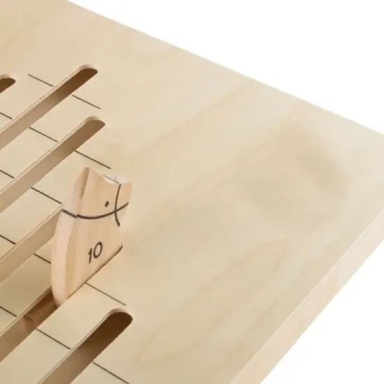 Toy Time Vintage-Style Wooden Tabletop Horse Race Game for Adults and Kids image {3}