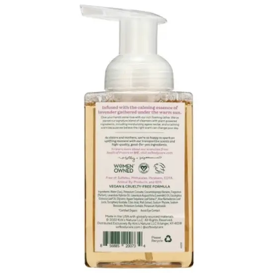 South of France Lavender Fields Hydrating Foaming Hand Wash - 8 fz image {1}