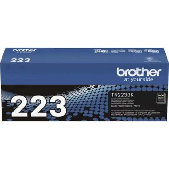 Brother TN223BK Black Toner Cartridge Standard Yield Toner image {4}