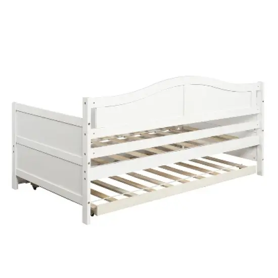 Twin Wooden Daybed with Trundle Bed-ModernLuxe image {5}